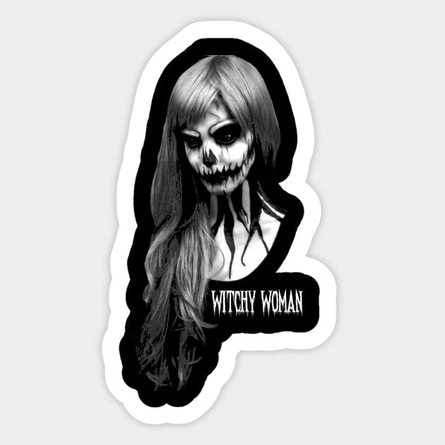 Witchy Woman Sticker by pasnthroo